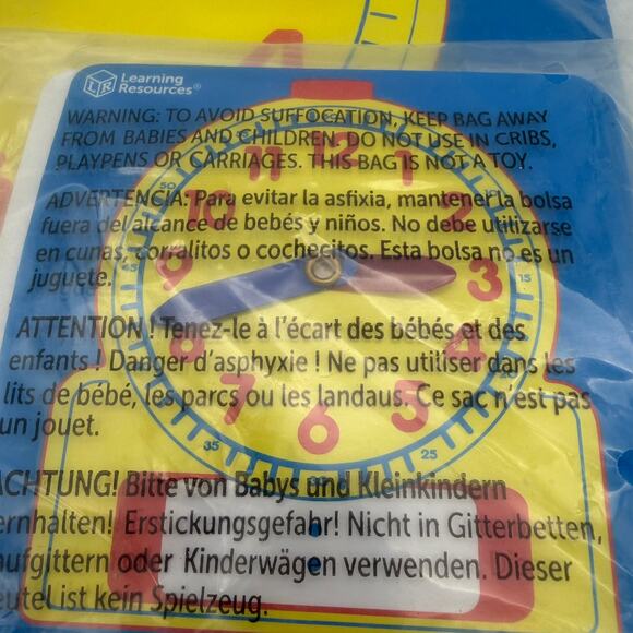 Learning Resources Write-on/Wipe-off Classroom Clock Set LER 0575 New - Picture 2 of 5